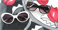 A.J. Morgan White Sunglasses & RU Sunglasses..