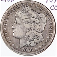 Coin 1878-CC  Morgan Silver Dollar VG