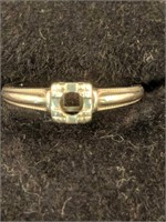 18k White Gold Ring 1 Dwt Missing Center Stone