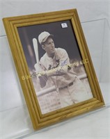 Terry Moore Authographed Framed Photo + Baseball