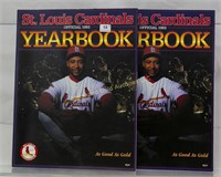 Official 1993 St. Louis Cardinals Yearbooks X2