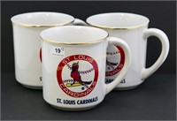 Cardinals 1982 World Champs coffee cups, Lot of 3