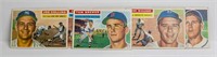 1956 Topps commons, Lot of 6