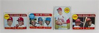 1969 Topps, Lot of 4 cards