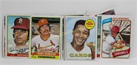 St Louis Cardinals Lot--24 cards, incl. some 1969