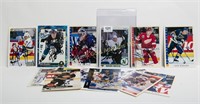 15 autographed Hockey cards (1990's)--many Blues