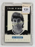 1991-92 Team Pinnacle #B-2 Ray Bourque (French)