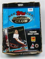 1991 Stadium Club Hockey retail box (26 packs)