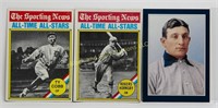 Baseball Legends lot: Wagner, Hornsby, Cobb