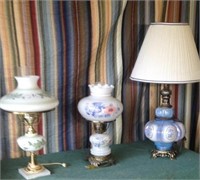3 Electric Lamps