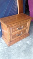 2 Drawer Bedside Table 28" X 15" X 23"