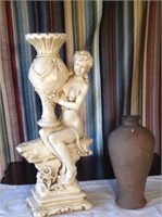 Statue & Vase