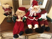 4pcs Holiday collection of Santa Claus