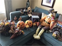 Large selection of fall décor