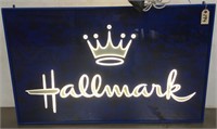 "HALLMARK" LIGHTED SIGN