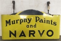 "MURPHY PAINTS AND NARVO" PORCELAIN SIGN