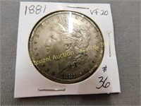 1881 Morgan Silver Dollar - VF-20
