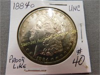 1884o Morgan Silver Dollar - UNC Proof Like