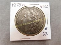 1878cc Morgan Silver Dollar - VF-20
