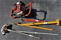 TSC Gas Post Hole Digger,Post puller, Pipe Benders