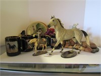 Misc Lot-Horse Figurines, Mugs, & more