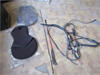 Misc. Lot- Whips, Pads, & Bridle