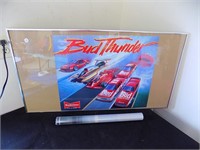 Bud Thunder Grand Prix Poster Framed +