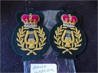 Pair Bandmaster Sleeve Badges