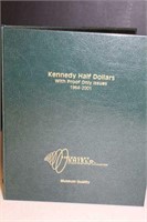 KENNEDY HALF DOLLAR BOOK W/PROOF