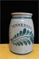 7 1/2" CROCK "TENNESSEE" IN GREEN MARKED: PS-04