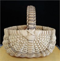 HAND MADE 10" EGG BASKET BY THISTLEWOOD CRAFTS
