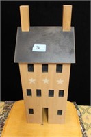 CRAFT MADE 3 STORY HOUSE - 8 1/2" X 8" X 21"