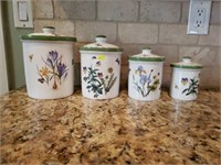 Studio Nova garden bloom kitchen canisters
