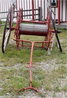 Antique Fire Hose Hand Cart