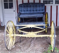 Horse Drawn Carriage Wagon Restoration / Yard Art