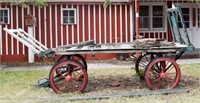 Antique Railway Express Agency Baggage Cart