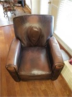 Beautiful Leather Like Oversized Chair