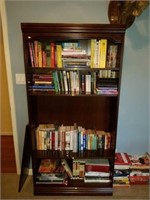 Large Dark Brown Shelving Bookcase