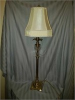 Nice Brass and Lead Crystal lamp