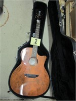 Luna Gypsy Spalt Guitar Serial #WSM7604BO5.0117