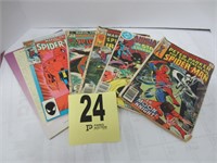 (6) Spiderman Comic Books
