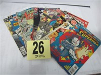 (10) Superman Comic Books
