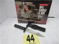 1941 World at War Book with Knife