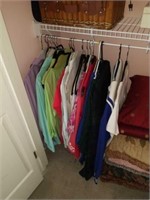 Estate Closet of Women's Blouses, Sweaters, Skirts
