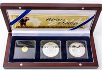 Coin African Wildlife Gold & Silver Coin Set