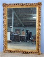 19th Century Gold Gilt Reticulated Wall Mirror