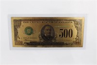 500 Dollar Gold Note