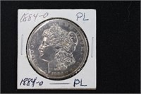 1884-O PL Morgan Dollar