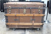 American Railway Express Co Antique Trunk