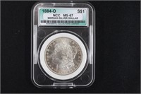 1884-O MS67 Morgan Dollar